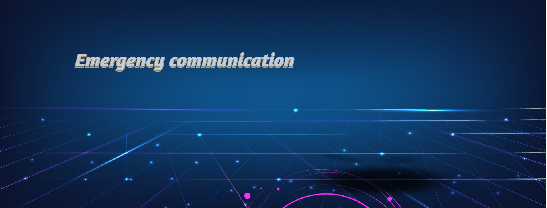 Emergency communication